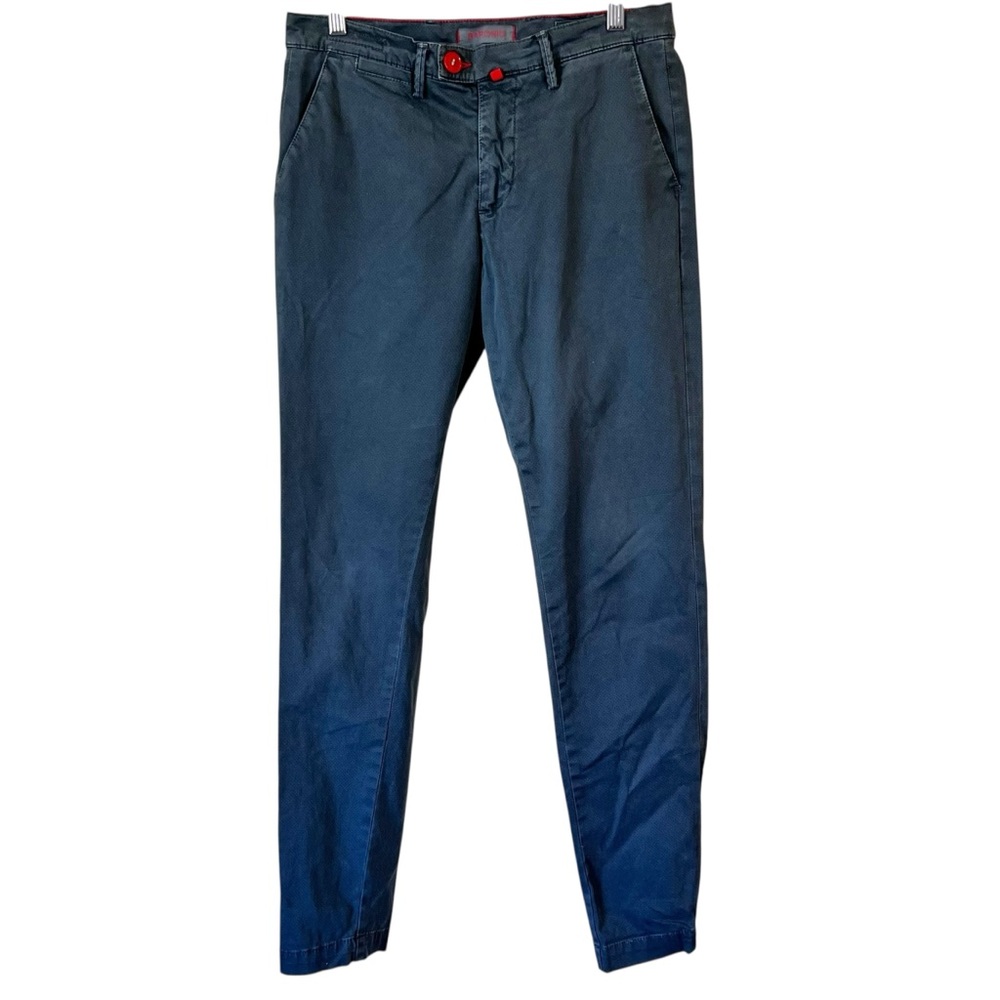 Baronio Men’s Chino Trousers in Navy